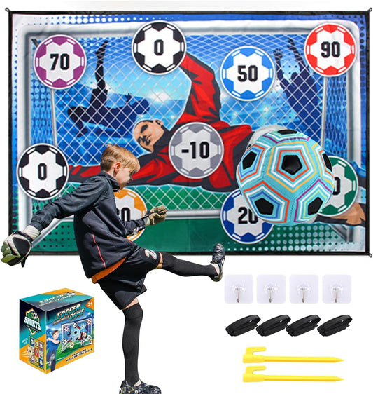 ⚽ 50% OFF! ✨ Kids Soccer Ball Game Set – Complete with Goal, Pump & Soft Velcro Ball – Authentic Outdoor Play & Skill Development for Ages 3-8 🎯