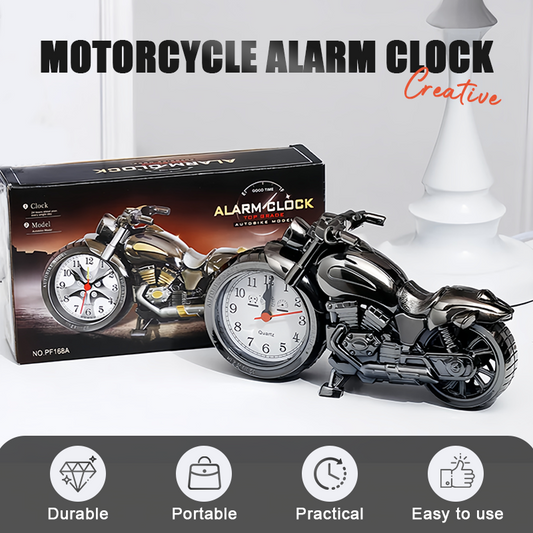 ⏳Time-Limited Special⏰Creative Motorcycle Alarm Clock🎁