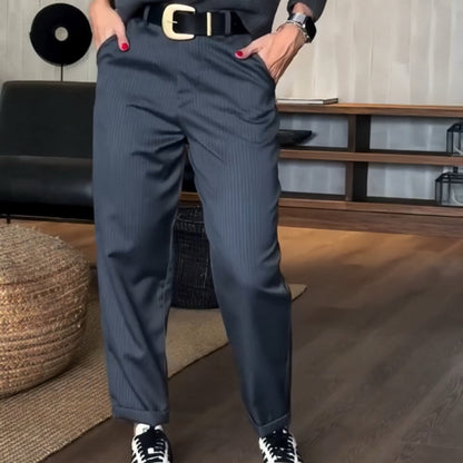 🎁2026 New Arrivals 50% OFF💥Women's High Waist Casual Straight Blazer Pants