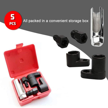 ⚙️ O2 Sensor Socket & Thread Chaser Set – 5-Piece CR-V Steel Kit for Easy Access 🚗