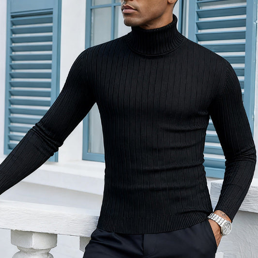 🎁2026 New Arrivals 50% OFF💥Men's Ribbed Turtleneck Sweater