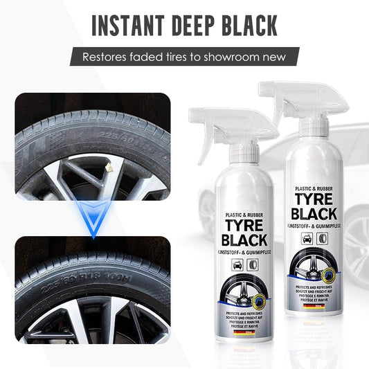 ⚡50% OFF NOW!🚗Plastics & Rubber Tyre Shine & Protector Spray