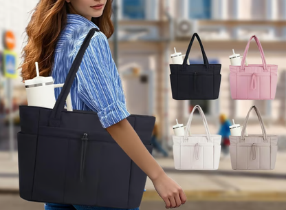 🎒 -50% ! 🧊 Sac Fourre-Ttout Puffer Nature – Nylon/Doublure Imperméable – 20 L & Poche Élastique pour Gourde 40 oz – Idéal pour Travail, Gym et Voyage 🏋️