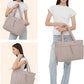 🎒 -50% ! 🧊 Sac Fourre-Ttout Puffer Nature – Nylon/Doublure Imperméable – 20 L & Poche Élastique pour Gourde 40 oz – Idéal pour Travail, Gym et Voyage 🏋️