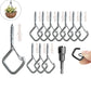 🛠️50% OFF NOW! 🔒 20Pcs Square Snap Clips Hooks – Secure Lock, Versatile & Durable for Bonsai, Lights & Decor ✨