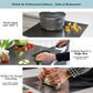 🥩 50% OFF! ✨ Double-Sided 304 Stainless Steel Cutting Board – Certified Food-Grade Non-Porous Surface, Antibacterial & Mold-Proof with Natural Odor Neutralization – Reinforced Core Won't Bend, Ergonomic Hanging Handle for Space-Saving Storage 🍽️