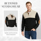 📢70%  OFF !! ⏰Men's Colorblock Button-Neck Sweater