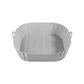 🍳 50% OFF! ✨ Reusable Silicone Air Fryer Liner Basket – Food-Grade BPA-Free Non-Stick Heat-Resistant Tray with Ergonomic Handles & Raised Oil Drainage Ridges, 360° Air Circulation for Crispy Results – Dishwasher Safe Multi-Appliance Compatible 🧁