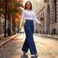 👖 LIMITED-TIME 50% OFF! ✨ Women's Wide-Leg Jeans – High Waist, Elastic Back, Dark Wash ✨