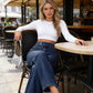 👖 LIMITED-TIME 50% OFF! ✨ Women's Wide-Leg Jeans – High Waist, Elastic Back, Dark Wash ✨