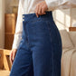 👖 LIMITED-TIME 50% OFF! ✨ Women's Wide-Leg Jeans – High Waist, Elastic Back, Dark Wash ✨