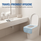 🚽 BUY 1 GET 1 FREE! ✨ Disposable Waterproof Toilet Seat Covers Pack – Hygienic, Comfortable & Perfect for Travel & Public Restrooms 🧳