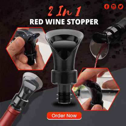 🍷 LIMITED TIME 50% OFF! 🧪 2-in-1 Wine Saver – Vacuum Pump & Sealer, Preserves Freshness & Aroma ✨