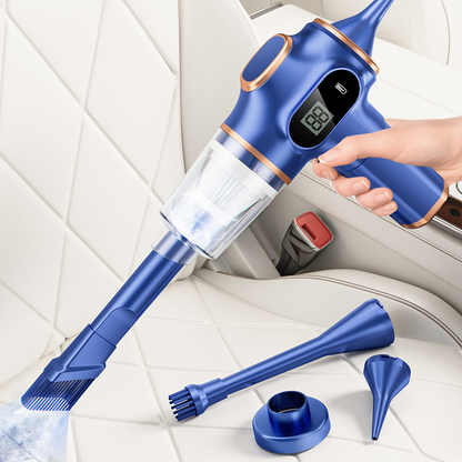 ✨ 4 in 1 High Power Cordless Car Vacuum Cleaner – Strong Suction, Long Battery Life & Versatile Attachments 🍃