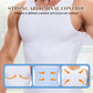 🔥 Pro-Favorite Men's Solid Slimming Abdominal Control Vest – Blended Fabric – Breathable 💪