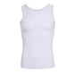 🔥 Pro-Favorite Men's Solid Slimming Abdominal Control Vest – Blended Fabric – Breathable 💪