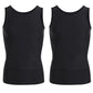 🔥 Pro-Favorite Men's Solid Slimming Abdominal Control Vest – Blended Fabric – Breathable 💪