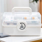 💊 Twist to lock, three-tier organisation!🔒Household Multi-Tier Large Capacity Medicine Box✨