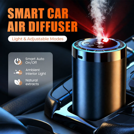 🚗 2026 Sale — Over 26,500 Sold!✨Smart Car Diffuser – Ambient Light & Spray Modes 💨