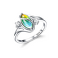 🎉 LIMITED TIME 50% OFF! 💍 Geometric Oval Ring with Zirconia Accents – Moonstone Center, Sparkling Details & Versatile Elegance ✨