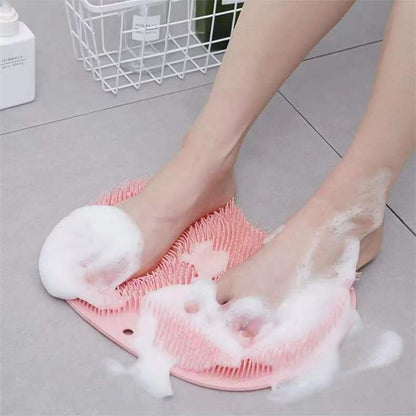 🚿 50% OFF! ✨ Non-Slip Silicone Shower Foot & Back Scrubber Massage Mat – Dual Floor & Wall Hands-Free Design with Hundreds of Soft Exfoliating Bristles, Ultra-Strong Suction Cup Base & Quick-Drying Mold-Resistant TPR – 6 Colors for Modern Bathrooms 🛁