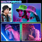 🚀 2026 Future of Style | Glowing Fiber Optic Bucket Hat | Light Up the Night 🌈【-53% Launch Sale】