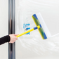 🌞 Spring into Savings: 50% Off! 🚫 Goodbye Water Spots & Lint | Ultimate Glass Cleaning Kit 🧼 | Zero Scratches Silicone Blade Technology ✅ | Crystal Clear Finish on Windows, Mirrors & Windshields | 5-Piece Set with Microfiber Cover | Comfort Grip Hand