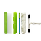 🌞 Spring into Savings: 50% Off! 🚫 Goodbye Water Spots & Lint | Ultimate Glass Cleaning Kit 🧼 | Zero Scratches Silicone Blade Technology ✅ | Crystal Clear Finish on Windows, Mirrors & Windshields | 5-Piece Set with Microfiber Cover | Comfort Grip Hand