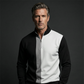 Men's Color-Block Quarter-Zip Tracksuit Set