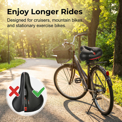 🔥 LIMITED-TIME 50% OFF! ✨ Bike Saddle – Memory Foam, Ergonomic, Waterproof, Breathable ✨