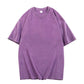 🌞Summer Sale 50% OFF🔥Loose Vintage Solid Color Short Sleeve Top