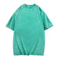 🌞Summer Sale 50% OFF🔥Loose Vintage Solid Color Short Sleeve Top