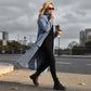 ⏳Time-Limited Special⏰Women’s Casual Longline Button-Up Denim Coat
