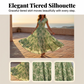 🌸 LIMITED-TIME 50% OFF! 👗 Women's V-Neck Floral Smocked Maxi Dress – Elegant, Bohemian, Lightweight 🦋