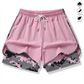 🔥 50% OFF NOW! 🏃‍♀️ 2-in-1 Athletic Shorts – Breathable, Camo Liner & Pockets for Women ✨