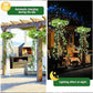 💎SOLAR-POWERED HANGING MILAN GRASS LIGHT! 💎 Lifelike Foliage, Auto On/Off & IP65 Waterproof ✨