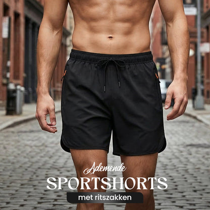 🏃 50% OFF NOW! 💨 Breathable Athletic Shorts – Zippered Pockets, Quick-Dry & Elastic Waistband 🌊5 pieces for only $69.99💪