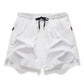 🏃 50% OFF NOW! 💨 Breathable Athletic Shorts – Zippered Pockets, Quick-Dry & Elastic Waistband 🌊5 pieces for only $69.99💪