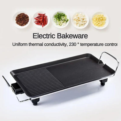 🔥🔥Electric Griddle with Dual Cooking Zones