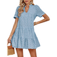 👗 50% OFF NOW! 🌸 Women's Summer Lace Flowy Babydoll Dress – Eyelet Detailing, Lightweight & Vacation Ready ☀️