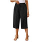 📢📢40% OFF !! ⏰Women's Casual Drawstring Waist Capri Pants