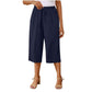 📢📢40% OFF !! ⏰Women's Casual Drawstring Waist Capri Pants