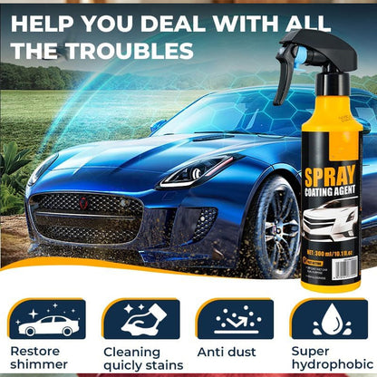 🔥Flash Sale&  50% OFF🔥 Nano Hydrophobic Car Coating Spray