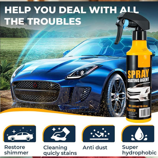 🔥Flash Sale&  50% OFF🔥 Nano Hydrophobic Car Coating Spray
