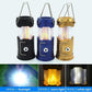 🥳2026 TOP PICK🥳 LED Flame Camping Lantern – 3-in-1 Lantern & Flashlight, Flickering Flame Mode – Retractable, Portable – Solar & USB Rechargeable! 🔦💨