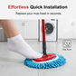 🎉 LIMITED TIME 50% OFF! 🧽 Chenille Spin Mop Head Replacement – Turns Mop into Long-Handle Duster, Dry/Wet Cleaning ✨