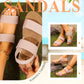 👡 50% OFF NOW! Women's Comfort Summer Sandals – Wide Elastic Straps, Non-Slip & Cushioned Arch Support ☀️