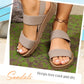👡 50% OFF NOW! Women's Comfort Summer Sandals – Wide Elastic Straps, Non-Slip & Cushioned Arch Support ☀️