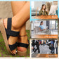 👡 50% OFF NOW! Women's Comfort Summer Sandals – Wide Elastic Straps, Non-Slip & Cushioned Arch Support ☀️