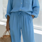 📢📢40% OFF !!!⏰Women’s Chic Faux-Linen Two-Piece Outfit